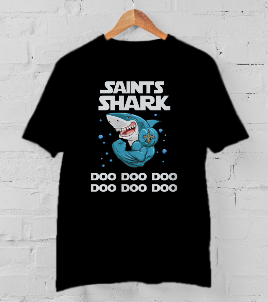 Saints Shark Doo Doo Doo New Orleans Team Spirit T-Shirt