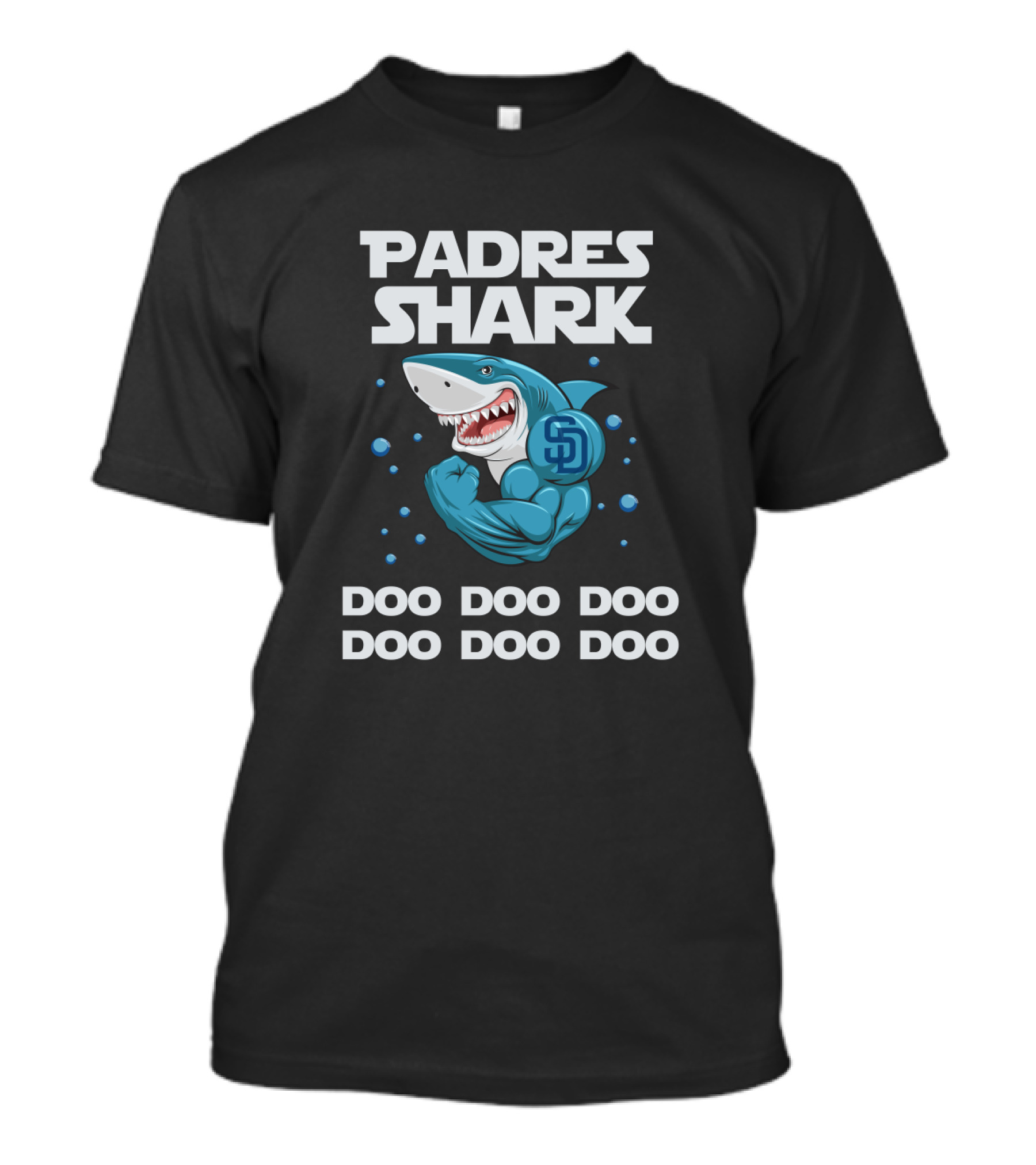 Padres Shark Doo Doo Doo San Diego Baseball T-Shirt