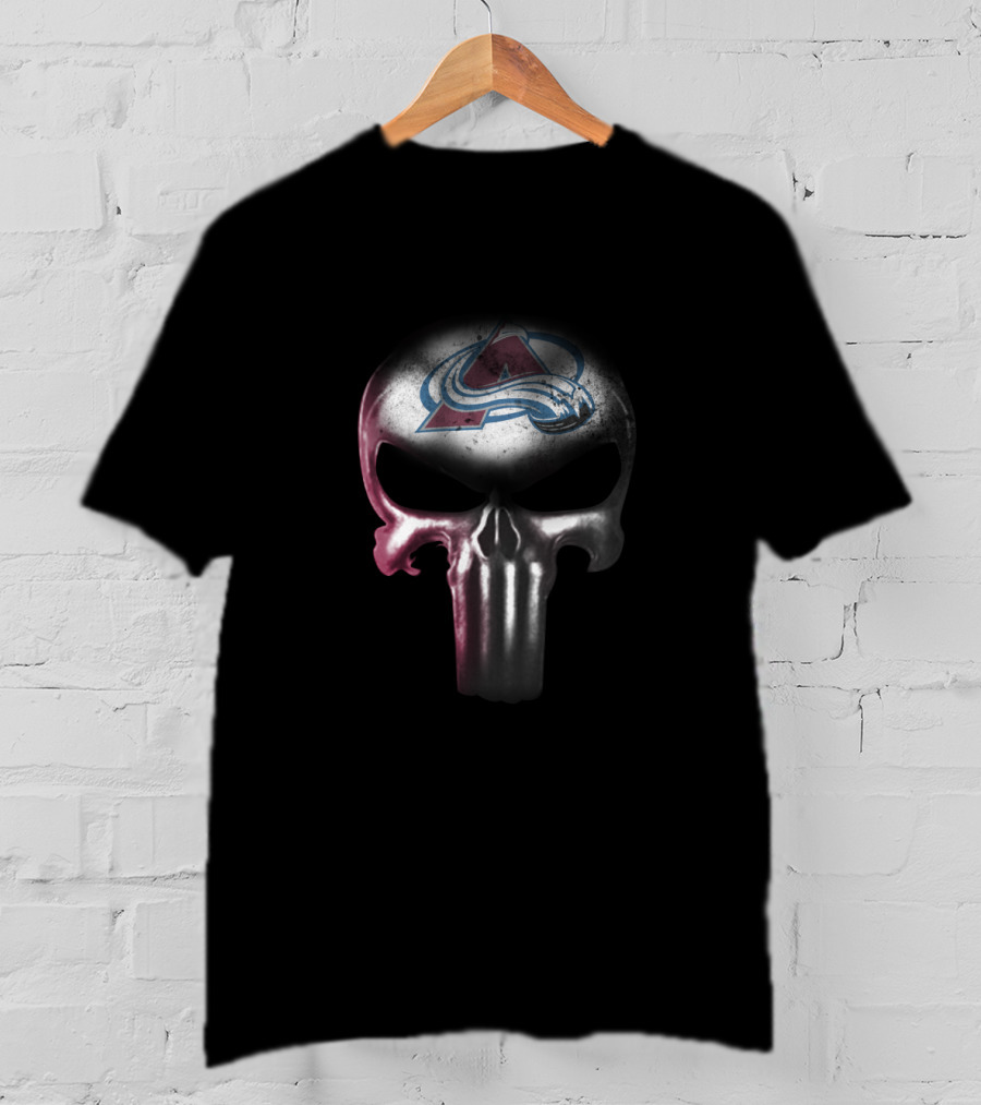 Colorado Avalanche Punisher Skull Fan T-Shirt