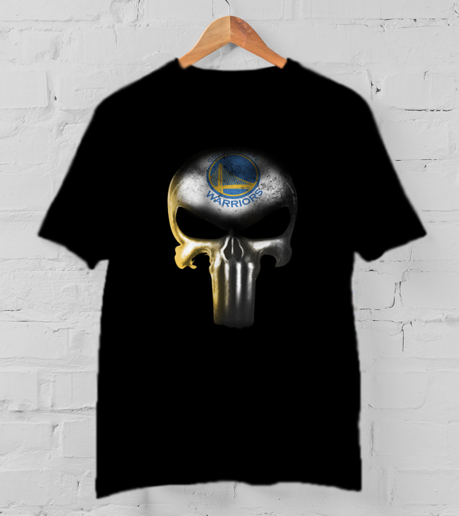 Golden State Warriors Punisher Skull Fan T-Shirt