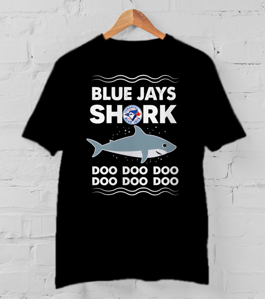Blue Jays Shark Toronto Doo Doo Doo Baby Shark Song T-Shirt