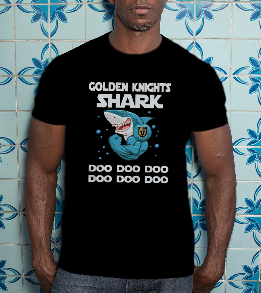 Golden Knights Shark Doo Doo Doo Nhl T-Shirt