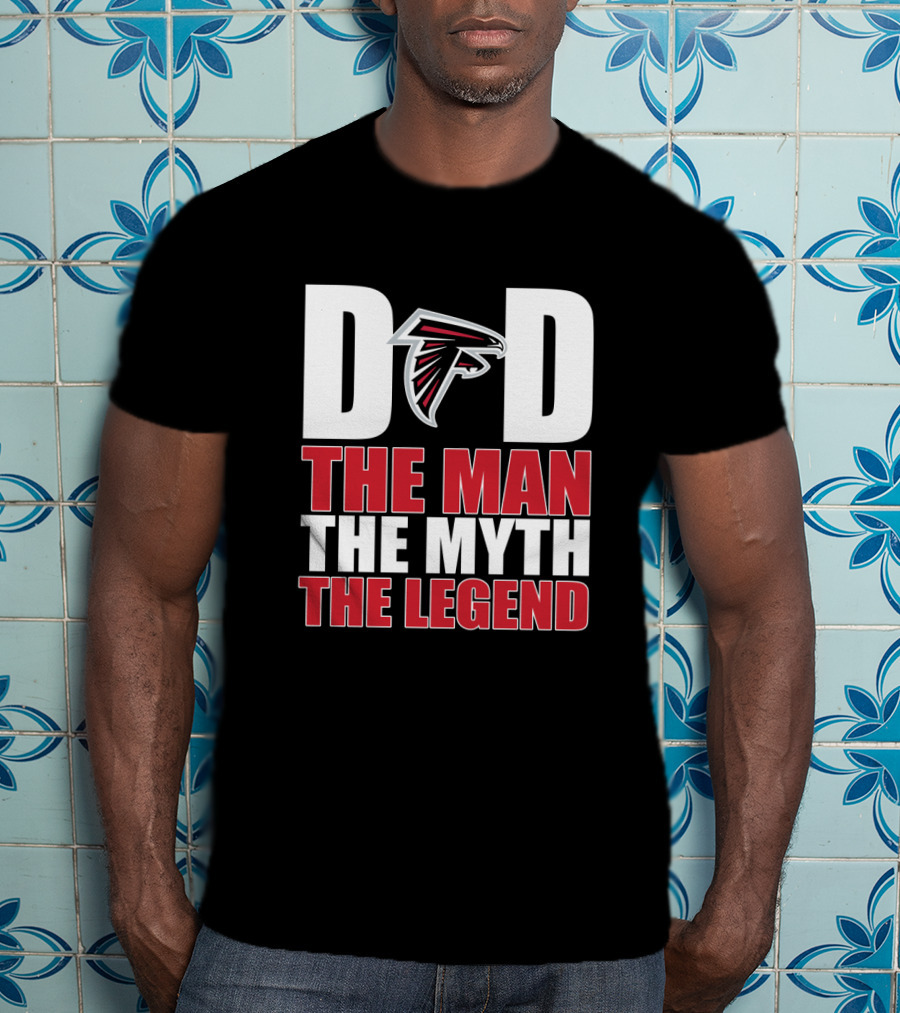 Dad Atlanta Falcons The Man The Myth The Legend T-Shirt