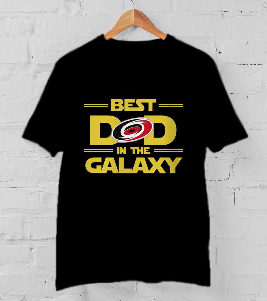 Best Dad In The Galaxy Carolina Hurricanes T-Shirt