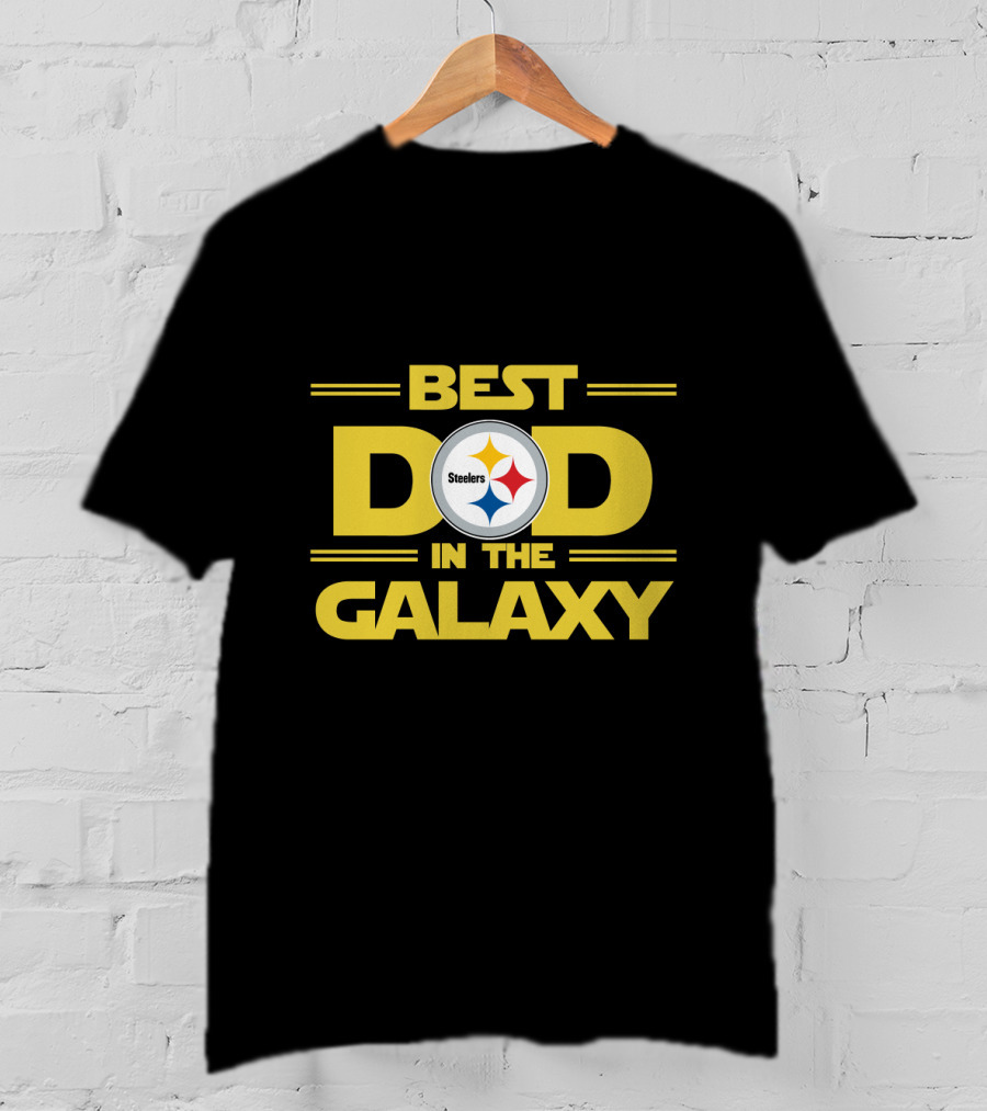 Best Pittsburgh Steelers Dad In The Galaxy T-Shirt
