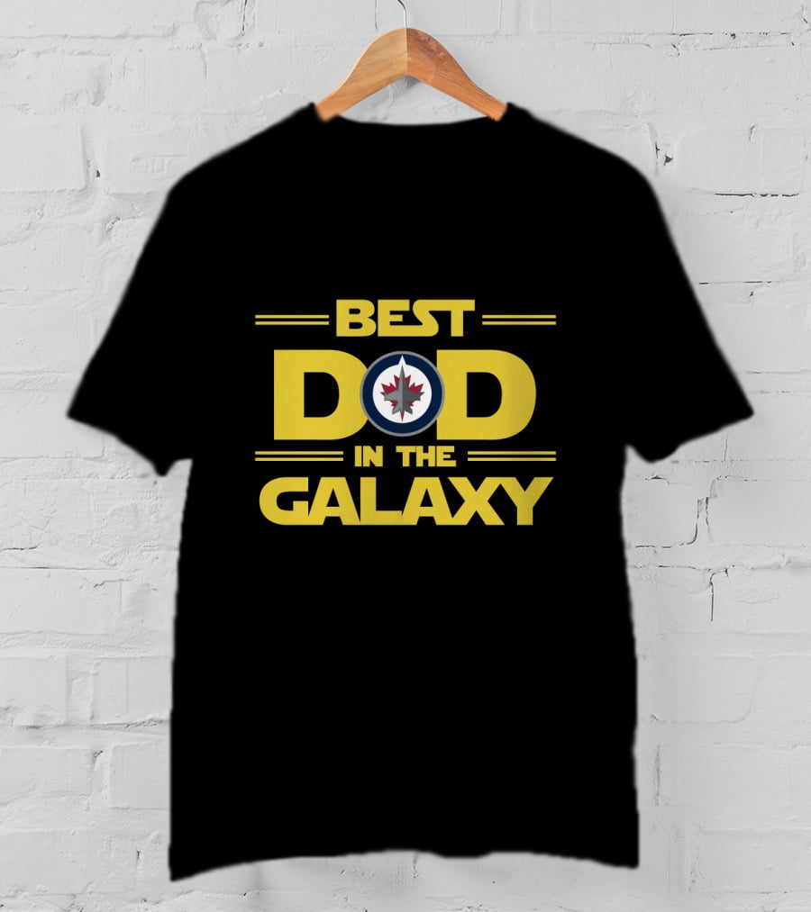 Best Dad In The Galaxy Winnipeg Jets T-Shirt
