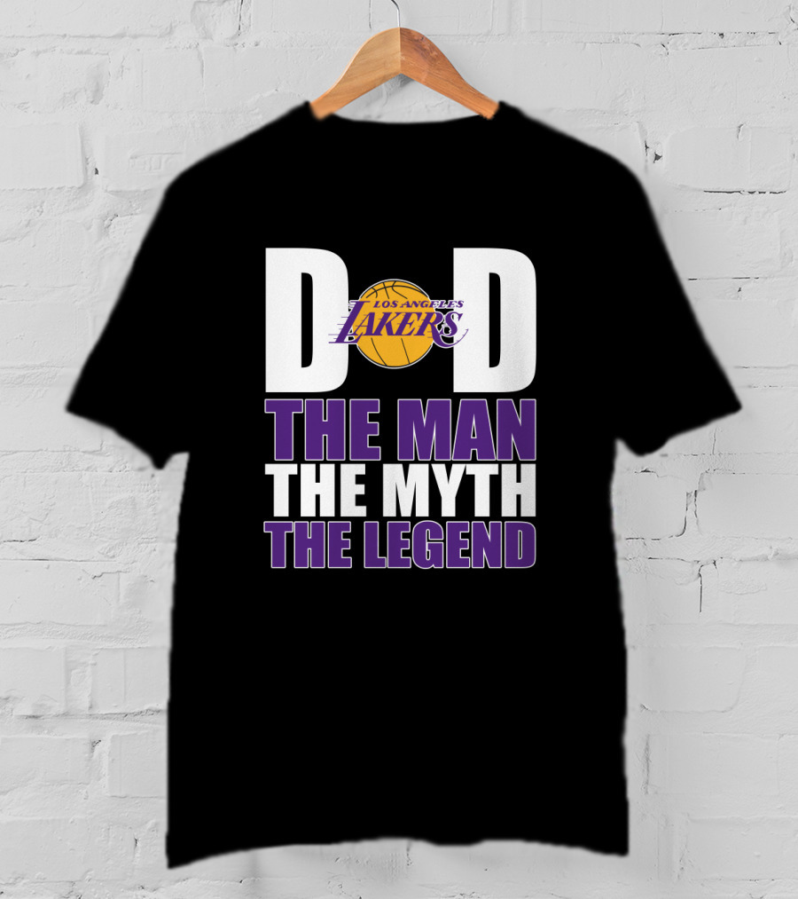 Los Angeles Lakers Dad The Man The Myth The Legend T-Shirt