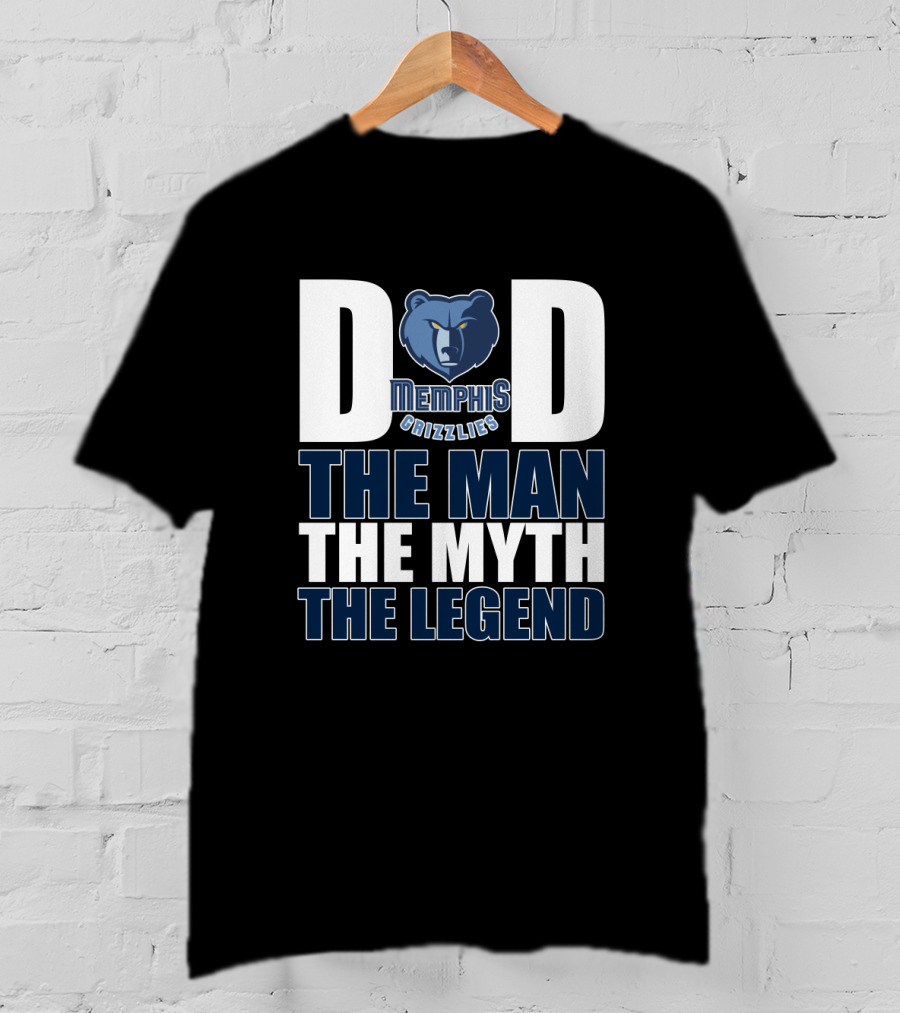 Memphis Grizzlies Dad The Man The Myth The Legend T-Shirt