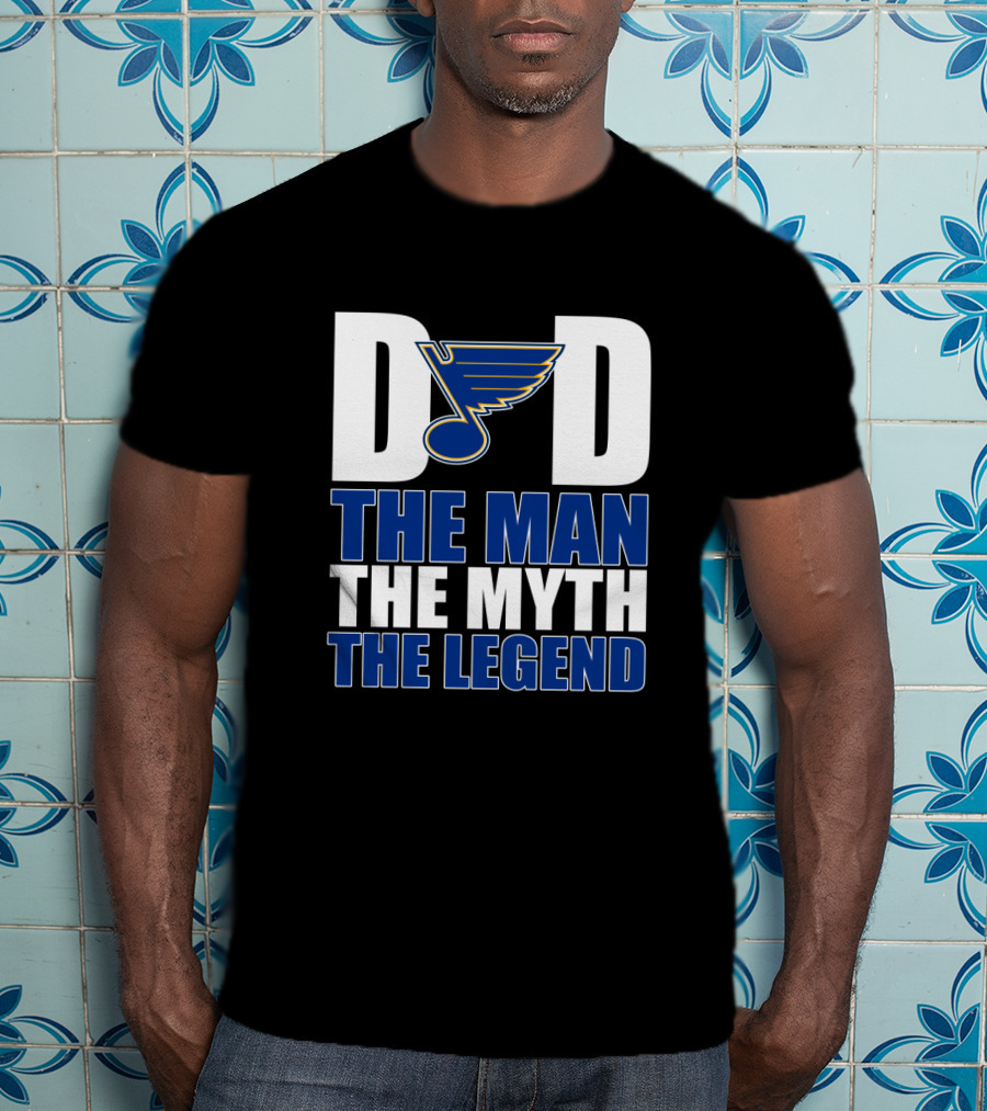 St. Louis Blues Dad The Man The Myth The Legend T-Shirt