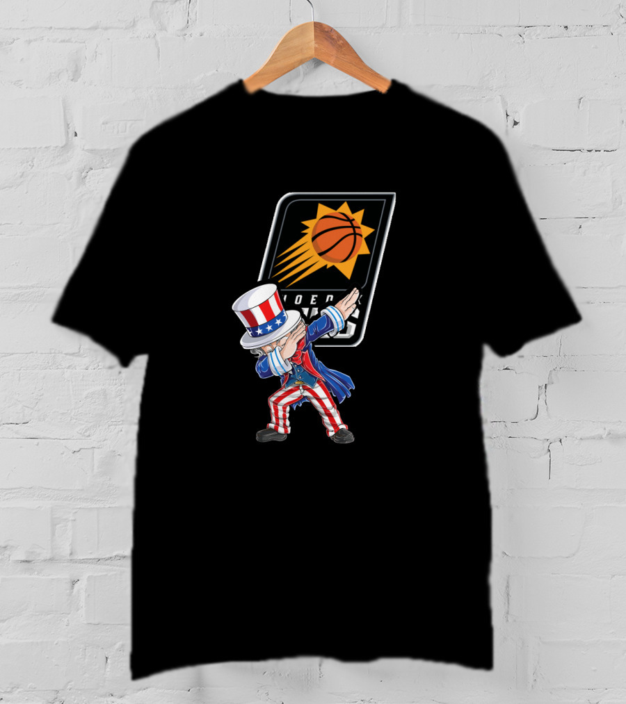 Uncle Sam Dabbing Phoenix Suns 4Th Of July Celebration T-Shirt