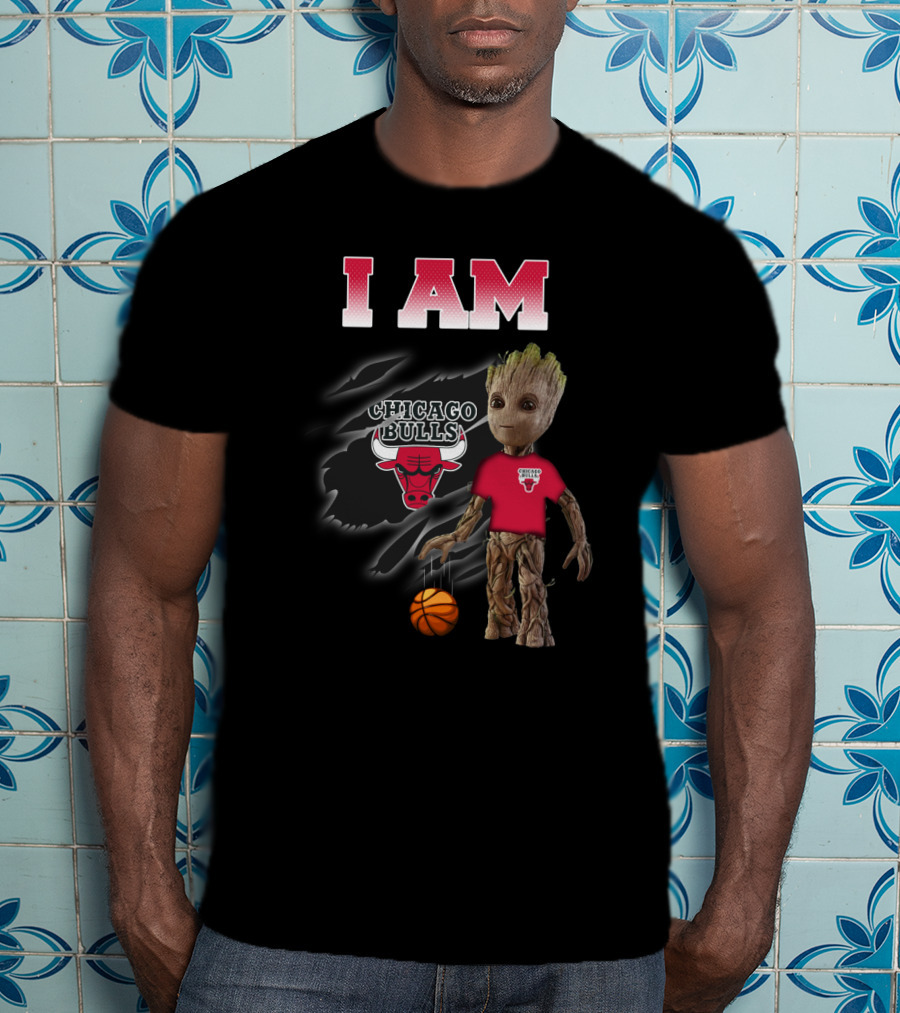 I'm Chicago Bulls Groot Basketball Fan T-Shirt