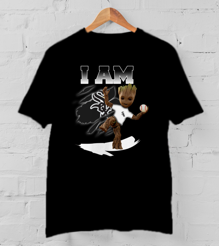 I Am Groot Chicago White Sox Baseball Fans T-Shirt