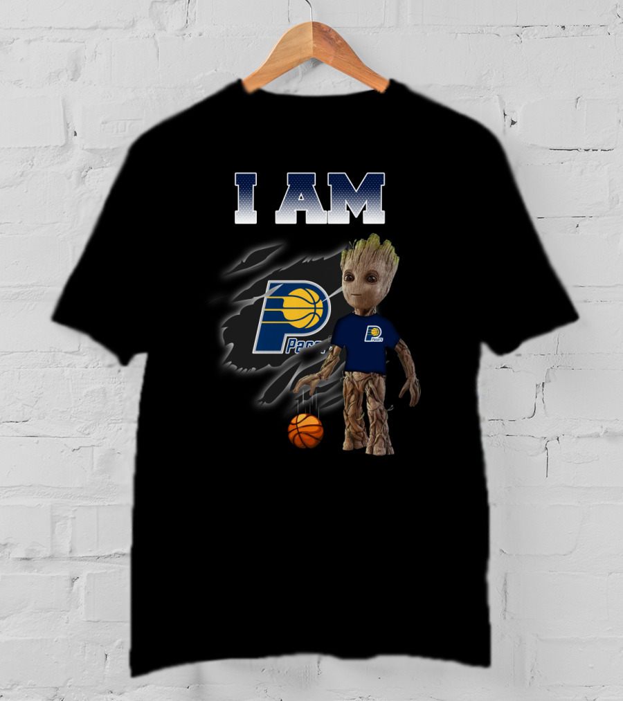 I Am Indiana Pacers Groot Basketball Fan T-Shirt