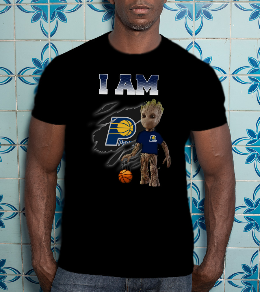I Am Indiana Pacers Groot Basketball Fan T-Shirt