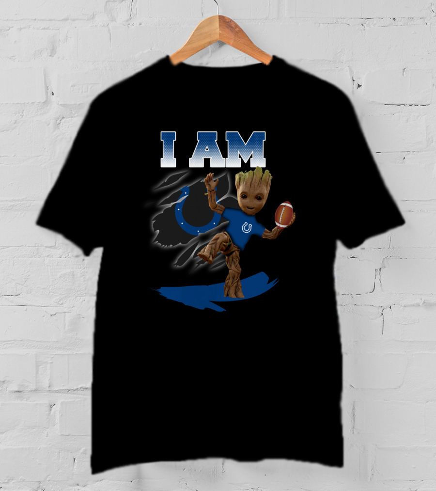I Am Groot Indianapolis Colts Football Fans T-Shirt