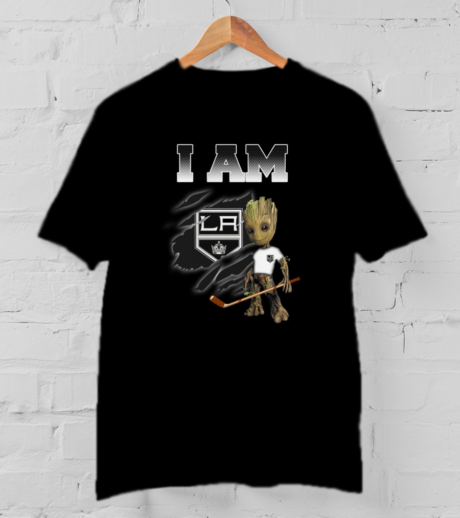 I Am Los Angeles Kings Groot Hockey Fan T-Shirt