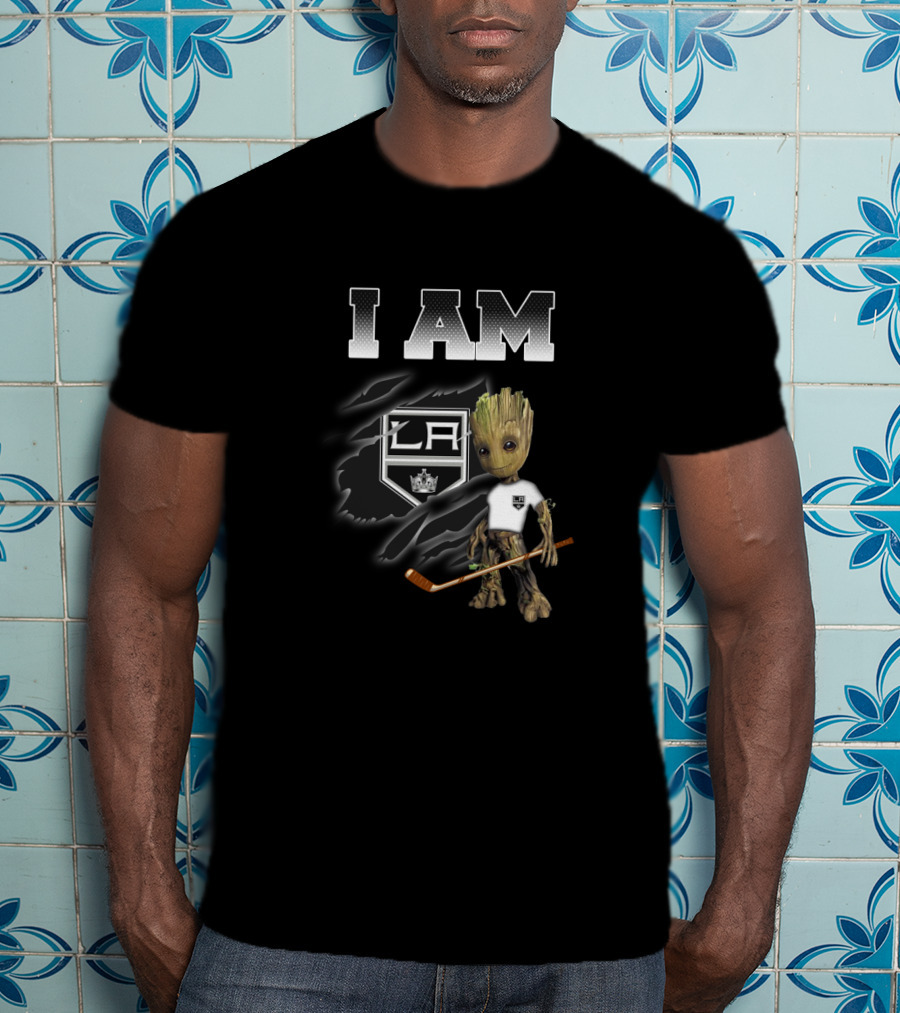 I Am Los Angeles Kings Groot Hockey Fan T-Shirt
