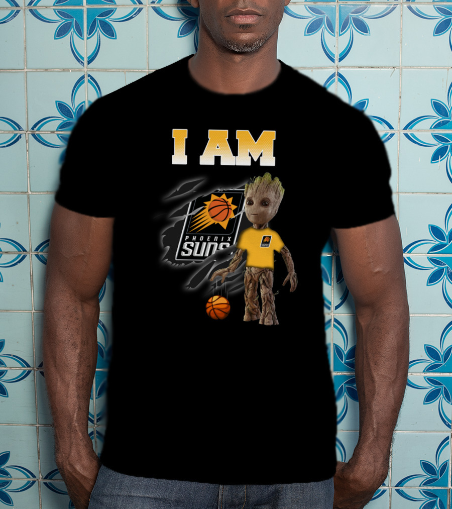 I Am Phoenix Suns Groot Basketball Fan T-Shirt