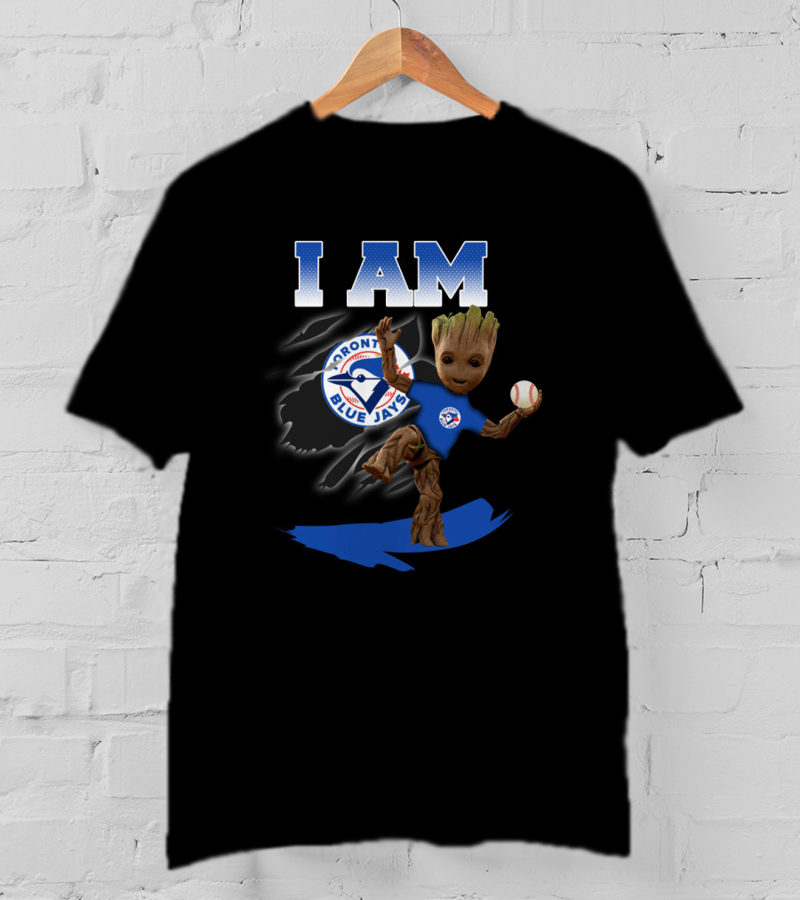 I Am Toronto Blue Jays Groot Baseball Fan T-Shirt