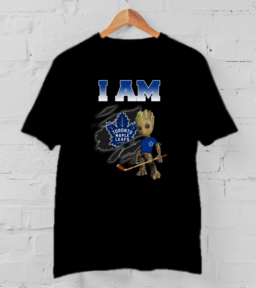 I Am Toronto Maple Leafs Groot Hockey Fan T-Shirt