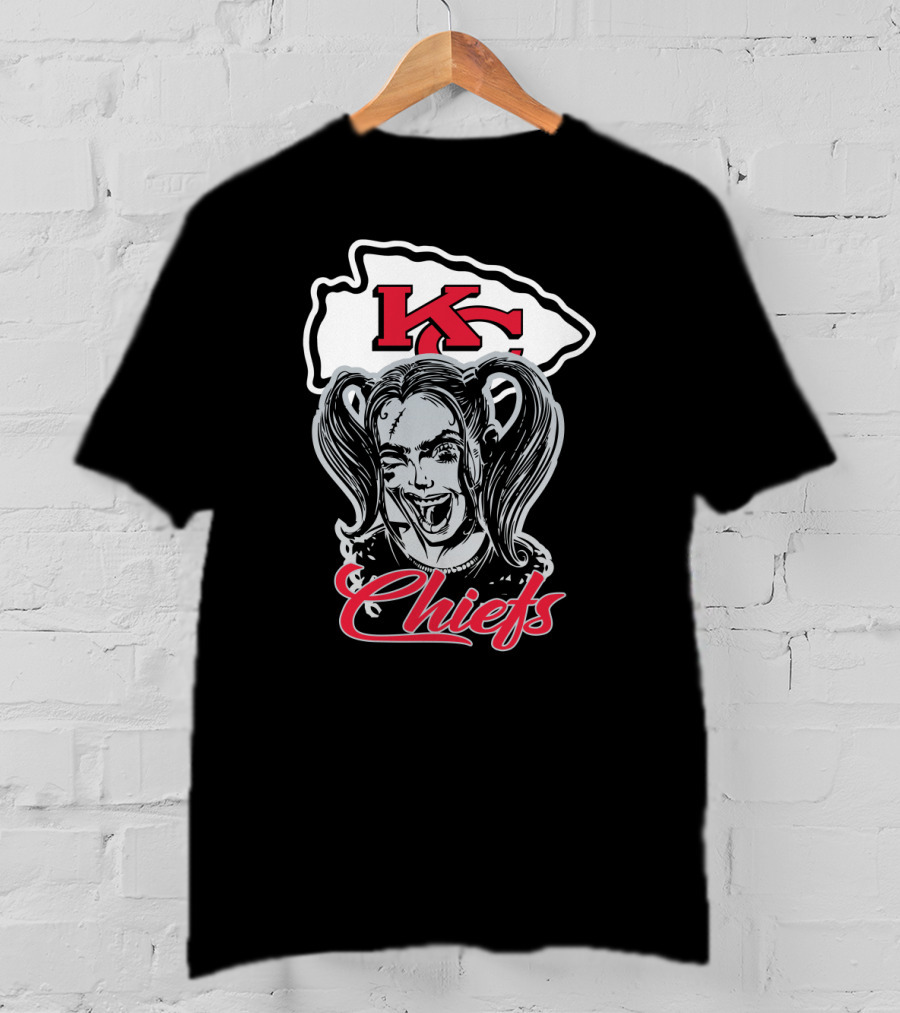Harley Quinn Kc Chiefs Logo Chiefs T-Shirt