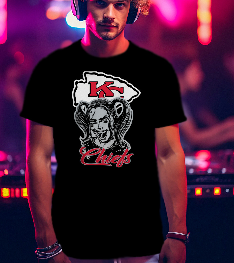 Harley Quinn Kc Chiefs Logo Chiefs T-Shirt