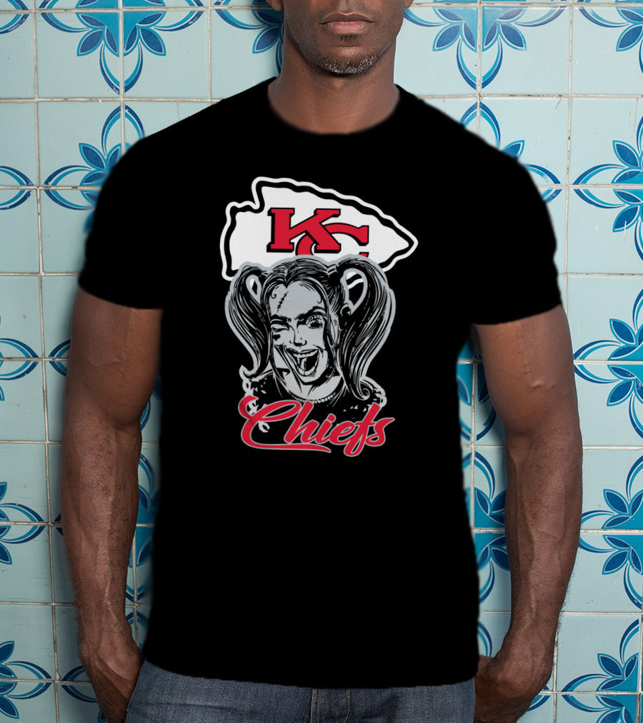 Harley Quinn Kc Chiefs Logo Chiefs T-Shirt