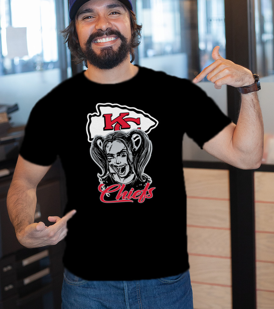 Harley Quinn Kc Chiefs Logo Chiefs T-Shirt