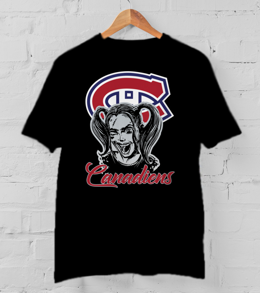 Harley Quinn Montreal Canadiens Logo Canadiens T-Shirt