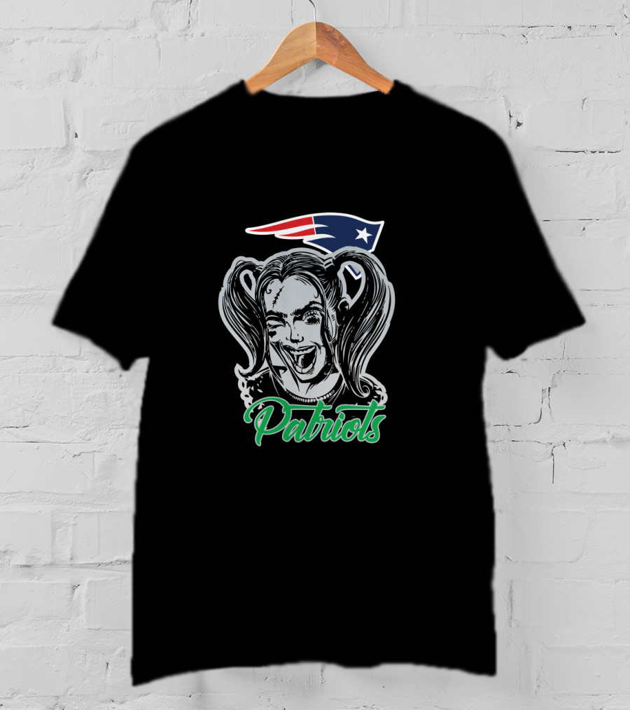 Harley Quinn Patriots New England T-Shirt