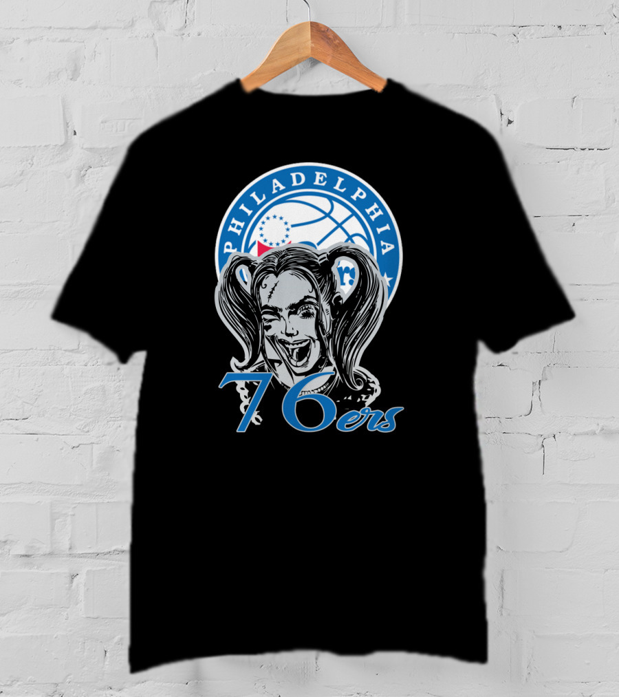 Philadelphia 76ers Basketball Harley Quinn T-Shirt