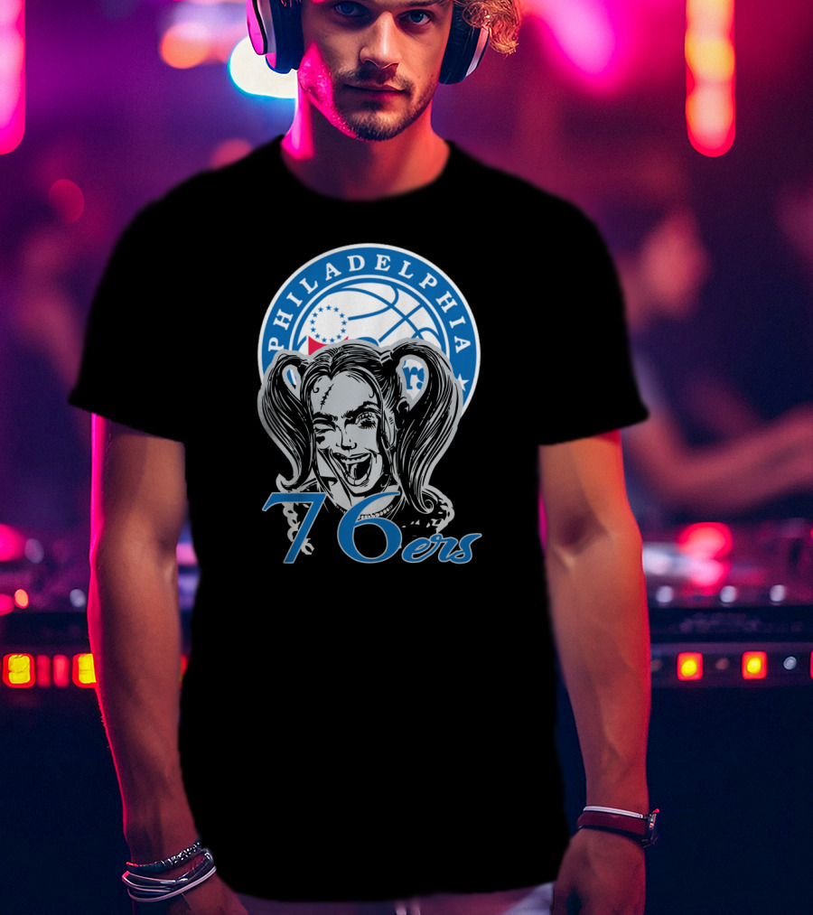 Philadelphia 76ers Basketball Harley Quinn T-Shirt