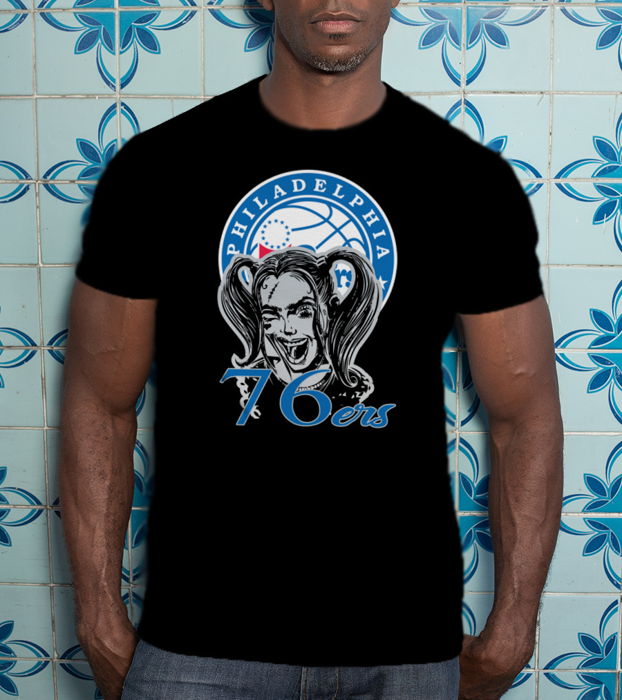 Philadelphia 76ers Basketball Harley Quinn T-Shirt