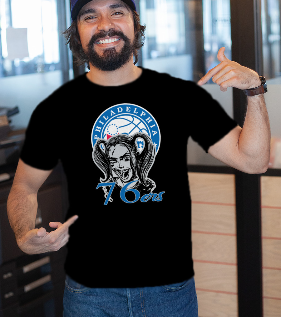 Philadelphia 76ers Basketball Harley Quinn T-Shirt