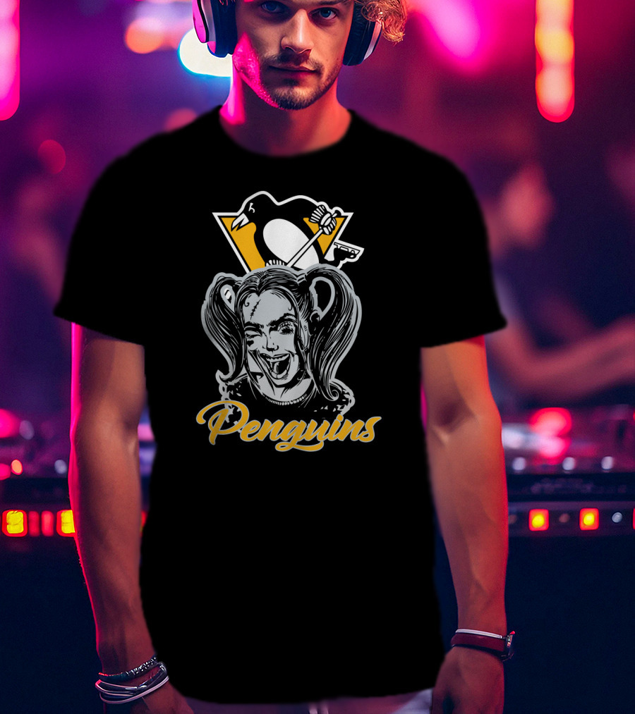 Penguins Harley Quinn Pittsburgh Penguins T-Shirt