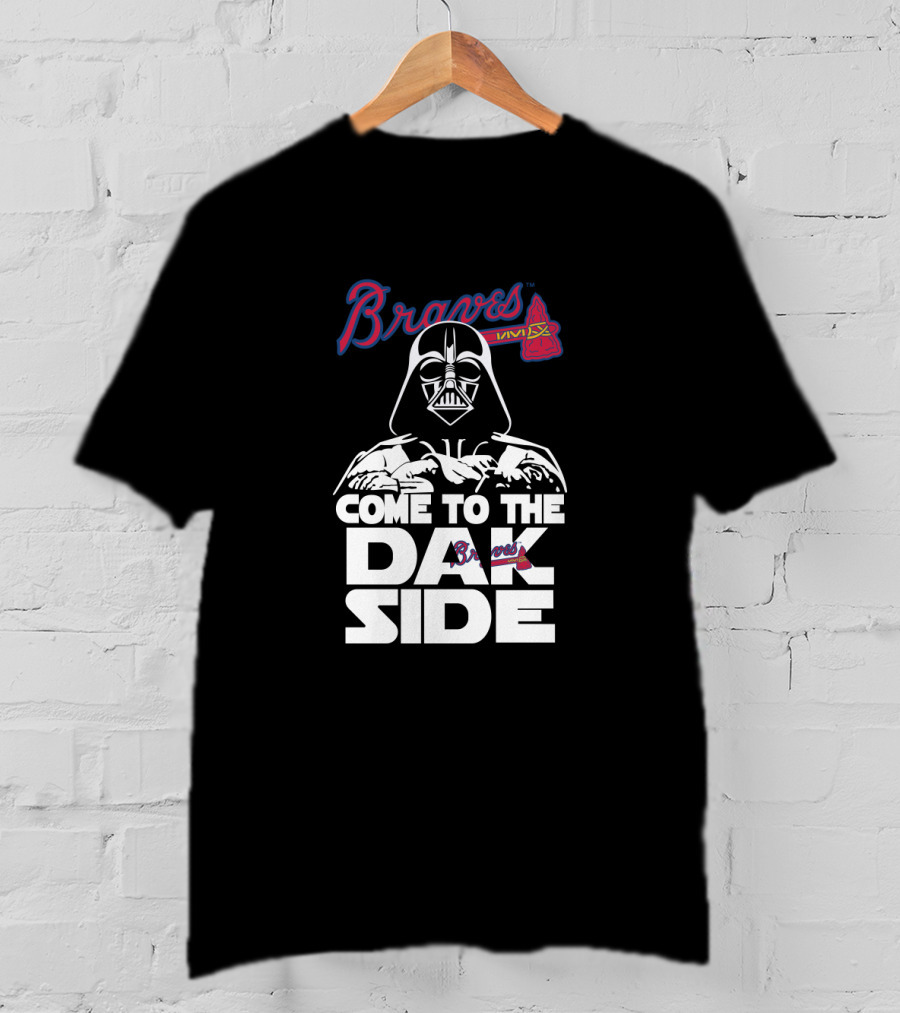 Braves Come To The Dark Side Darth Vader T-Shirt