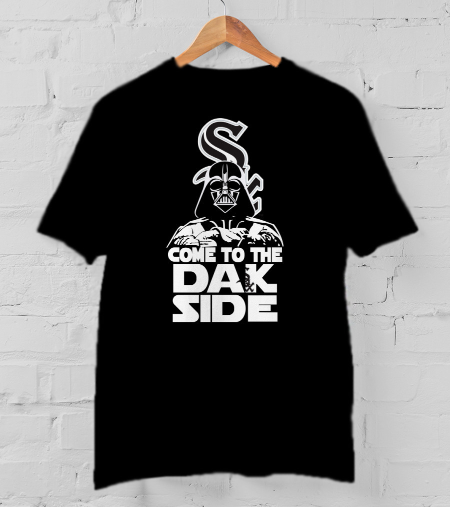 Darth Vader Come To The Dark Side Chicago White Sox Fans T-Shirt