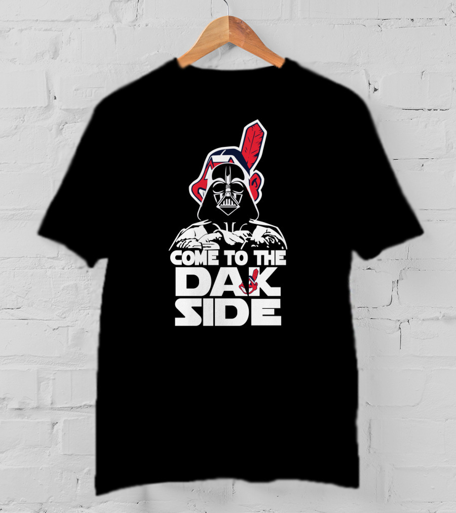 Come To The Dark Side Darth Vader Cleveland Indians Fans T-Shirt