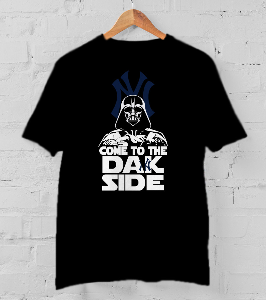 Darth Vader Come To The Dark Side New York Yankees Fans T-Shirt