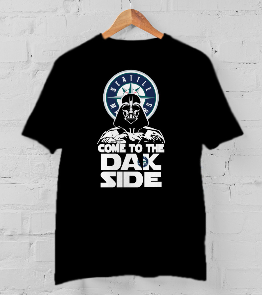 Come To The Dark Side Darth Vader Seattle Mariners T-Shirt