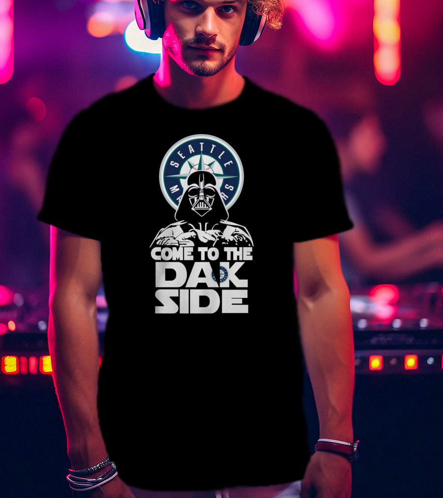 Come To The Dark Side Darth Vader Seattle Mariners T-Shirt