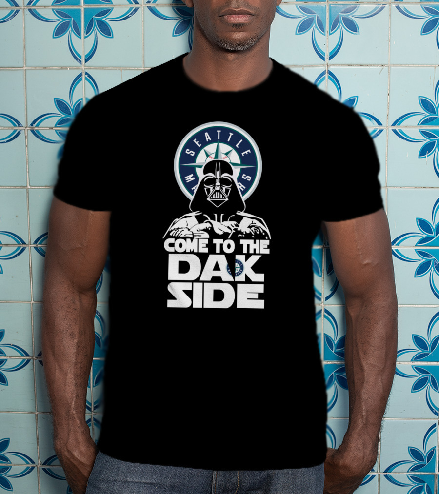 Come To The Dark Side Darth Vader Seattle Mariners T-Shirt