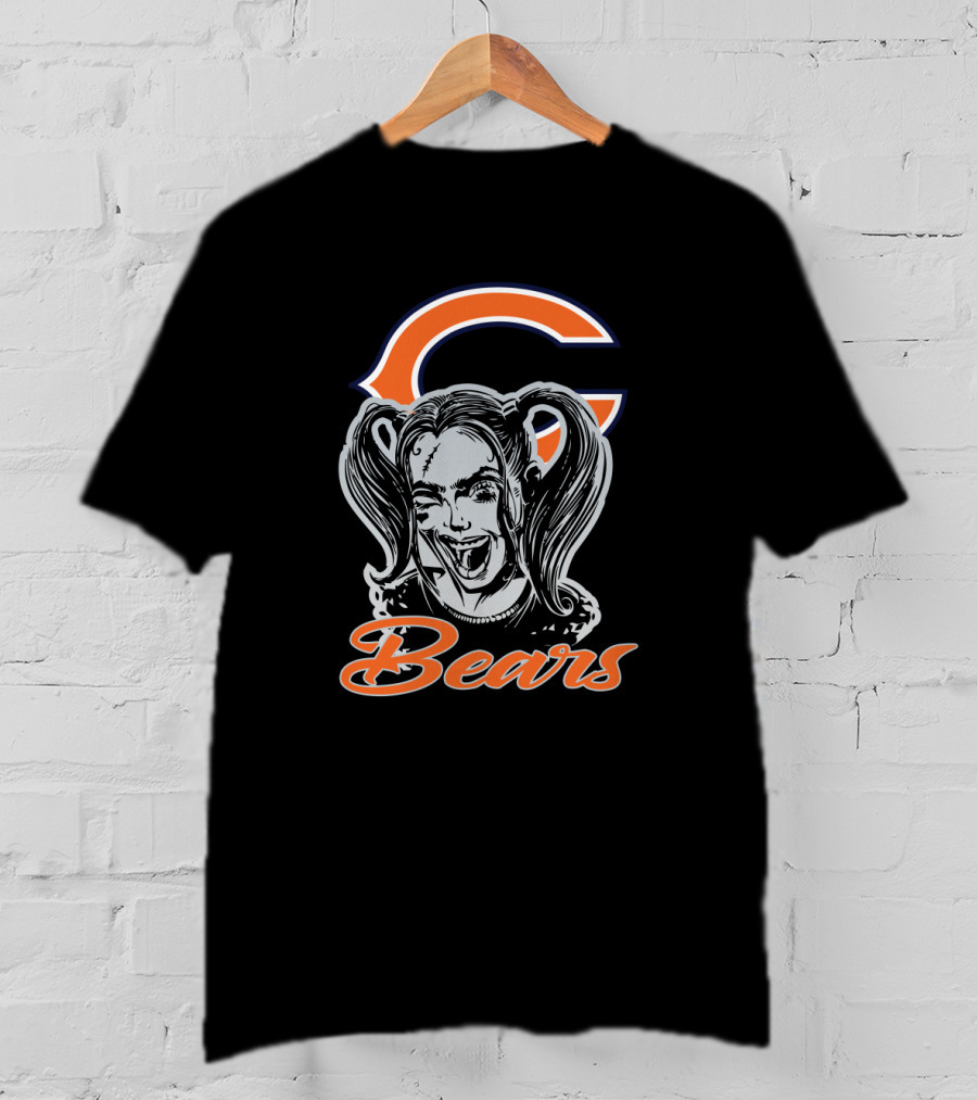 Harley Quinn Chicago Bears Fans T-Shirt