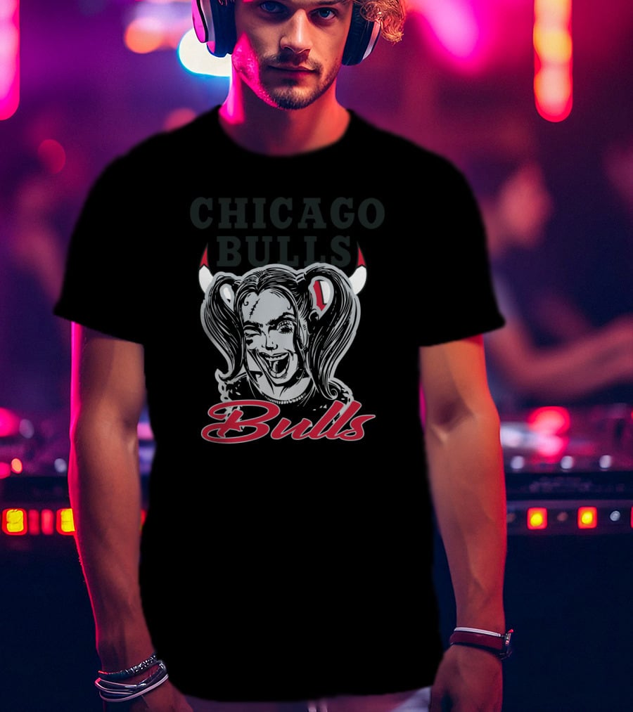 Chicago Bulls Harley Quinn Fan Enthusiast T-Shirt