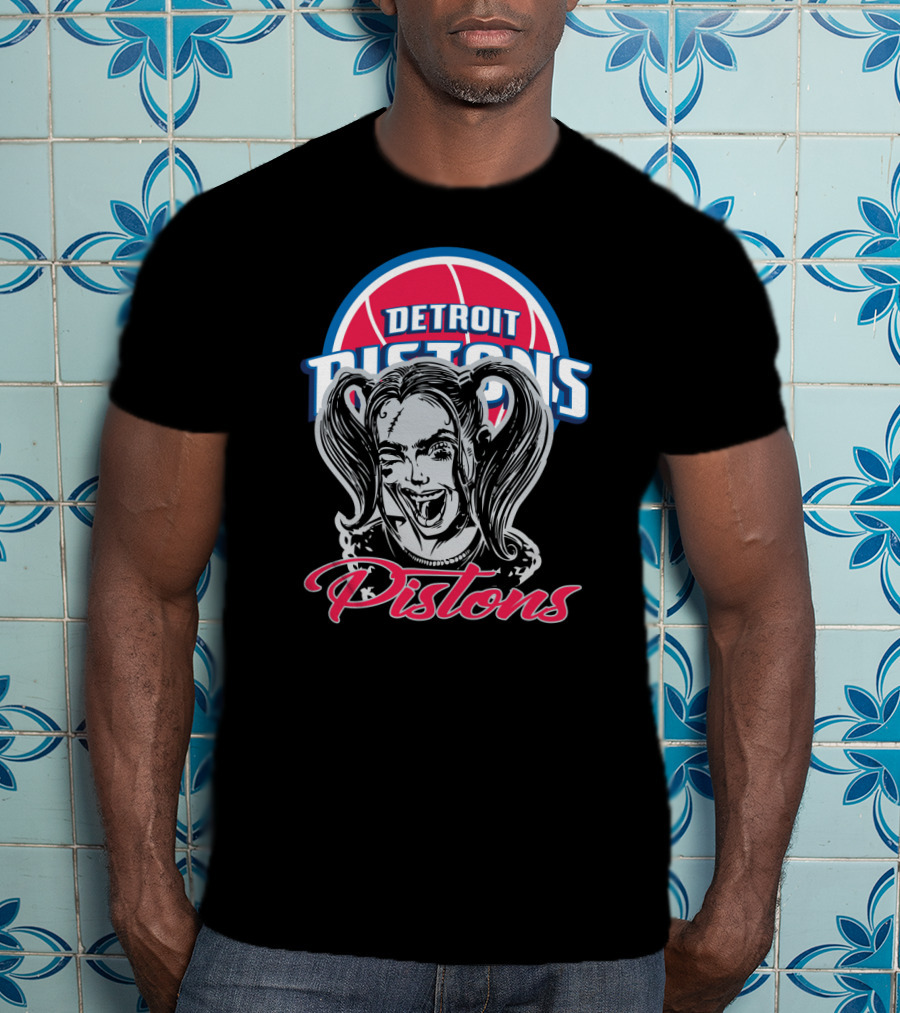 Harley Quinn Detroit Pistons Fans T-Shirt