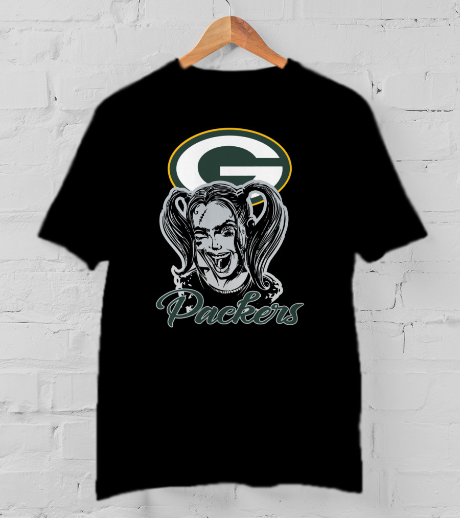 Harley Quinn Green Bay Packers Fans Packers T-Shirt