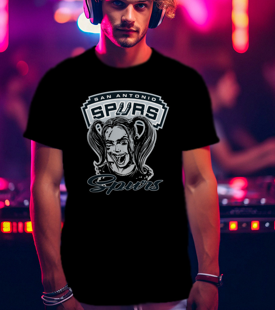San Antonio Spurs Fans Harley Quinn Spurs T-Shirt