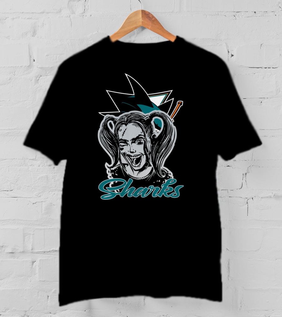 Harley Quinn Sharks San Jose Fans T-Shirt