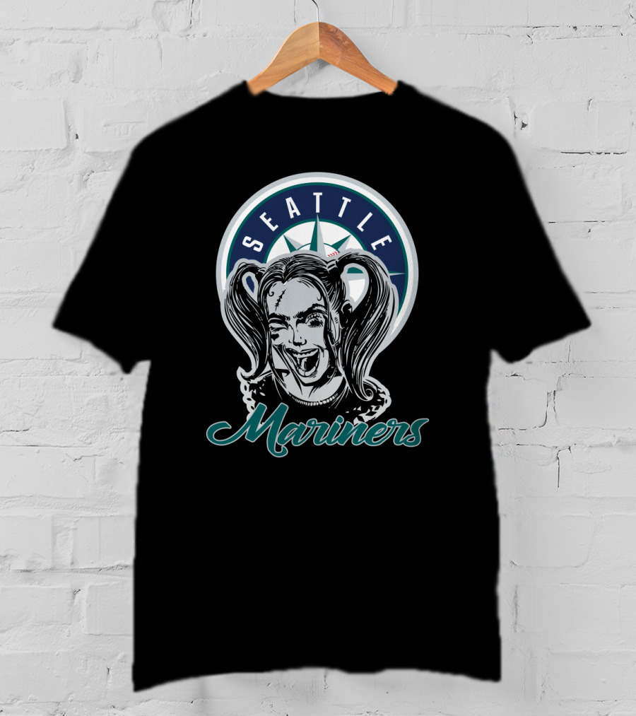 Seattle Mariners Harley Quinn Fans T-Shirt