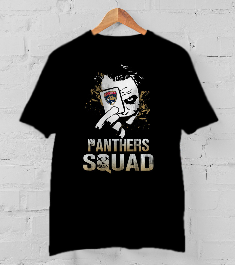 Panthers Squad Florida Panthers Fan Joker Card T-Shirt